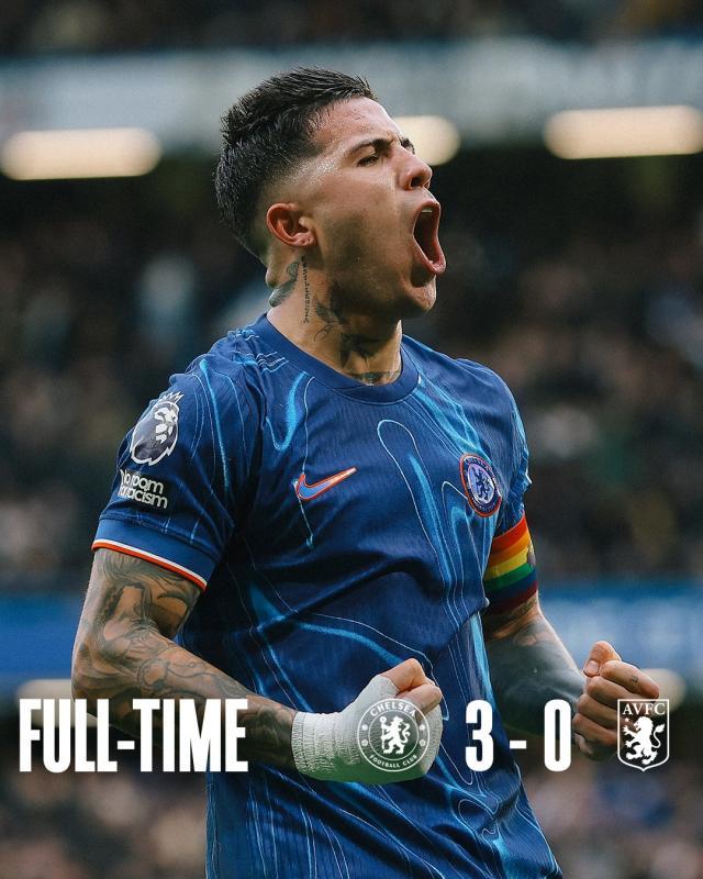 乐鱼体育-【英超】切尔西3比0维拉，杰克逊、恩佐、帕尔默进球